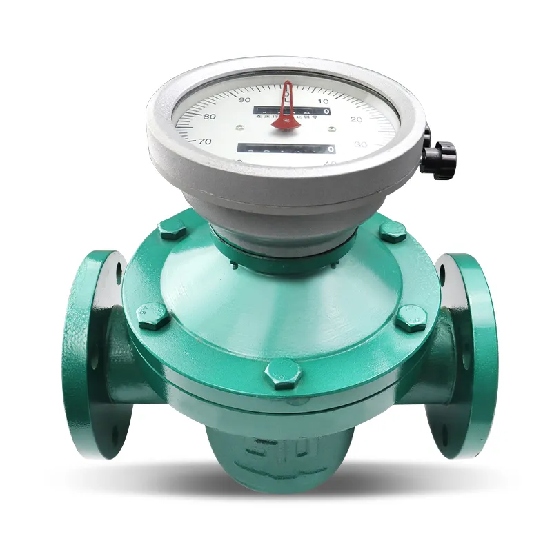 cast iron oval gear flow meter for ultrasonic liquid flow meter