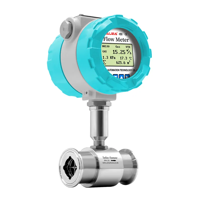 clamp turbine flow meter for flow indicators water