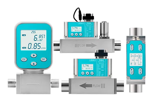 Micro Thermal Gas Mass Flow Meters