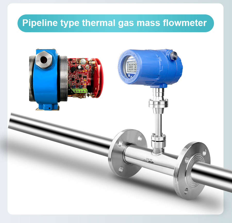 Insertion Type Thermal Mass Flow Meter